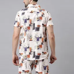 bushirt Shirt Regular Shorts Co-ords Set image 4