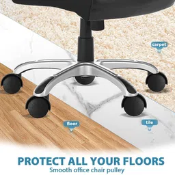 baasc 2 – Inches Pin-type Office Chair Wheels Heavy-Duty Replacement Chair Casters Appliance Furniture Caster image 4