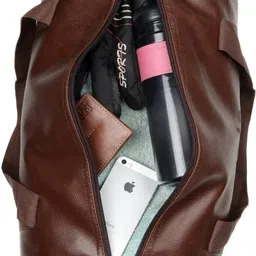 driss COOLLEST _Sport Gym_Bag FoR_U_nisex (BROWN)TAN5001 image 2