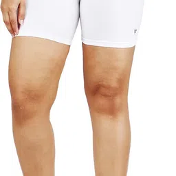 comfort lady Solid Women White Cycling Shorts-picture-20