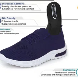 Fabbmate Trendy Sports Shoes for Women's Running,Walking with Memory Foam Running Shoes For Women image 2