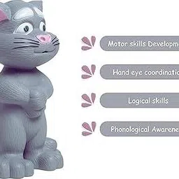 impressions Talking Tom Cat Toy for Kids Speaking Repeats What You Say - Best Gift image 3