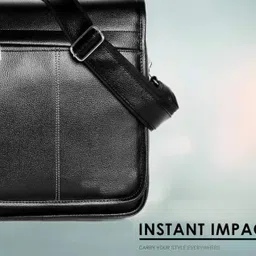 jairaj Black Men Sling Bag Men Sling Bag extra large image 3