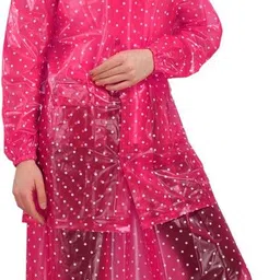 goodlucksb Polka Print Women Raincoat-picture-36