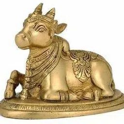 idolsplace Astadhatu Maha Shiv Nandi Idol for Good Luck and Success(100gms) Decorative Showpiece - 4 cm-picture-11