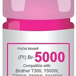 PRODOT Br B5000/B6000 Inkjet Ink Refill Compatible with Brother DCP- T300, T310, T500W Magenta Ink Bottle image 1