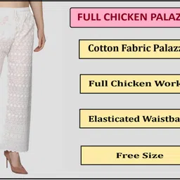 fheo Pack of 2 Women Regular Fit White Cotton Blend Trousers image 4