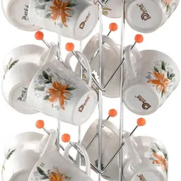 Pack of 1 Stainless Steel Stainless Steel V Shape Cup Holder | Cup & Mug Holder-image-8