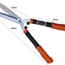 inditrust Orange 1pc Hedge Shear ( 54CM ) 1pc Pruners Scissor for Garden Tree cutter , flower cutter (Pack of 2) Bypass Pruner image 2