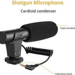 hybite Kit for Video Making,Mic, Tripod Stand,LED Light &Phone Holder for Making Videos Tripod Kit image 2