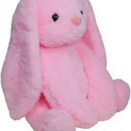 hellobear Pink Big Ear Bunny Teddy bear Soft toy for Girls Kids Baby's- 25 cm image 2