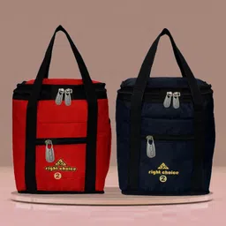 right choice Combo 2 Offer Lunch Bags Branded Premium Quality Waterproof Lunch Bag-picture-20