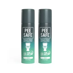 Pee Safe Toilet Seat Sanitizer Spray (50ml - Pack Of 2) - Mint | Reduces The Risk Of UTI & Other Infections | Kills 99.9% Germs & Travel Friendly | Anti Odour, Deodorizer…-image-81