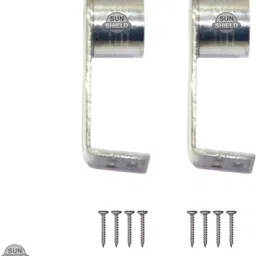 sun shield Silver Rod Rail Bracket Metal-picture-44