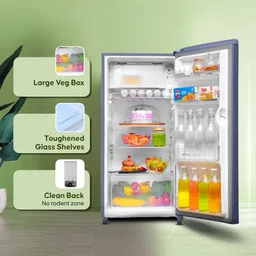 haier 185 L Direct Cool Single Door 2 Star Refrigerator image 4