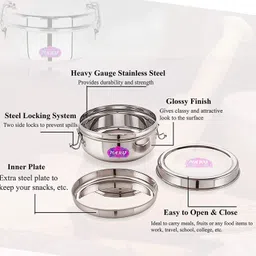 maru CLIPTIFFIN-01 2 Containers Lunch Box image 2