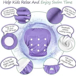 softlia Reusable Baby Cotton Cloth Diapers with Insert Pads for 0-3 Years pack of 2 image 5