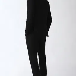 peter england Men Two Piece Suit Solid Suit image 3