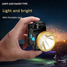 akr 30 Watt Adjustable Laser LED Head Lamp With Rechargeable Emergency Light Torch Torch image 3