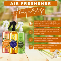 k'triq Apricot, Lemon grass, Nag Champa Spray image 4