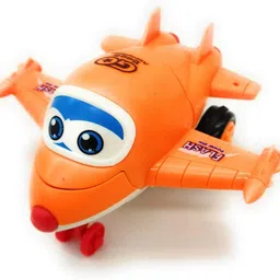 littlewish Combo of Push Pull Back Action Robot Car and Plane Toy for Kids image 5