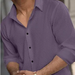 jackbella Men Regular Fit Solid Casual Shirt image 4