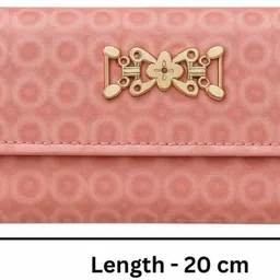 pavis Casual Peach Clutch image 5