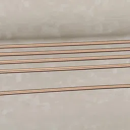 evanex VITA Rose Gold Wall Mounted Towel Rack | Space Saving Towel Holder | 25 inch 5 Bar Towel Rod image 5