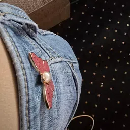 liotiz Butterfly Jean Buttons Waist Tightener for Loose Pants Metal Buttons Metal Buttons image 3