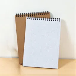 innaxa A5 Dotted Page Spiral Notebook/Diary for Bullet Journaling & Study A5 Notebook Dotted 100 Pages image 1