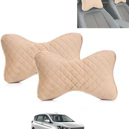 monolive Beige Memory Foam Car Pillow Cushion for Maruti Suzuki-picture-31