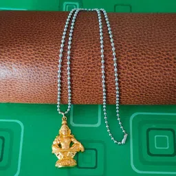 m men style South Indian Lord Sabrimala Swami Ayyappan Iyappan God Religious Jewellery Brass, Stainless Steel Pendant image 2