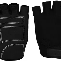 kyk Unisex Leather Gym Gloves for Professional Weightlifting Running Gloves image 2