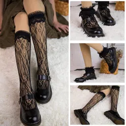 hannea Women Fishnet Stockings image 4