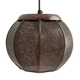 homesake Electa Copper Metal Hanging Light image 2