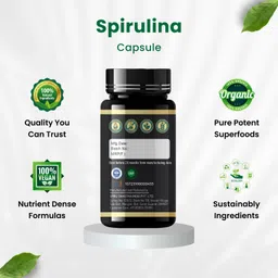 spiru swastha Spirulina Capsule (Pack of 1) Nutrition Bars image 5