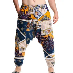 Printed Cotton Men Harem Pants-image-33