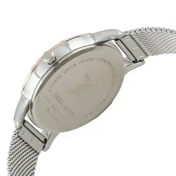Daniel Klein Exclusive Women Silver Toned Embellished Dial & Strap Watch DK.1.13229-4 image 2