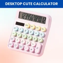 frony Desktop Calculator, 12-Digit Large LCD and Large Buttons for Office, Homes A178 Basic Calculator image 1