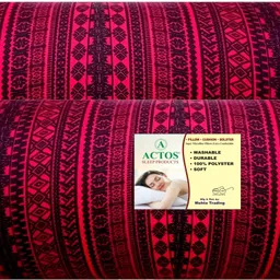 actos Round Microfibre Geometric Bolster Pack of 2-picture-20