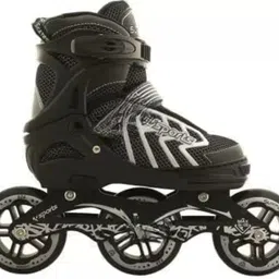 yama impex 3 Wheel Inline Skates Skating Shoes for Boys and Girls In-line Skates - Size 9 UK image 5