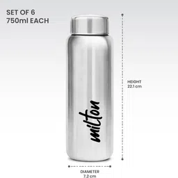 milton 750 ml Steel Bottle image 5