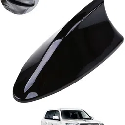 ccmm Unique New Design Shark Shape Waterproof Black Shinny Antenna For Car-175 Universal Black Waterproof Car Roof Shark Antenna-175 Satellite Vehicle Antenna-picture-24
