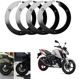 autoladders New PRO Disc Wheel Cover 17inch Motorcycle Wheel Cover for TVS Apache 4v 160 Bike Fairing Kit-picture-22