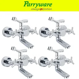 parryware Trio Wall Mixer with Crutch For hand Shower Provision set of 4 pic 275 Wall Mixer with hand Shower Provision Wall Mixer Faucet-picture-24