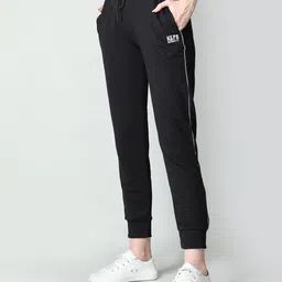 kepa Women Striped Black, White Track Pants-picture-19