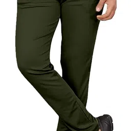 combraided Men Regular Fit Multicolor Lycra Blend Trousers-picture-16