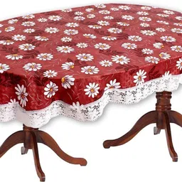 Floral, Printed 6 Seater Table Cover-image-5