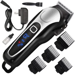 DMG 2in1 AC-DC Waterproof Rechargeable Hair Clipper Beard Moustache Trimmer 099 Fully Waterproof Grooming Kit 120 minRuntime 4 Length Settings-picture-27