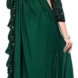 ksevencreation Embellished Bollywood Tissue, Pure Silk Saree image 2